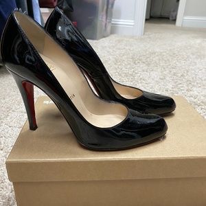 Christian Louboutin Decollete Patent  Pumps